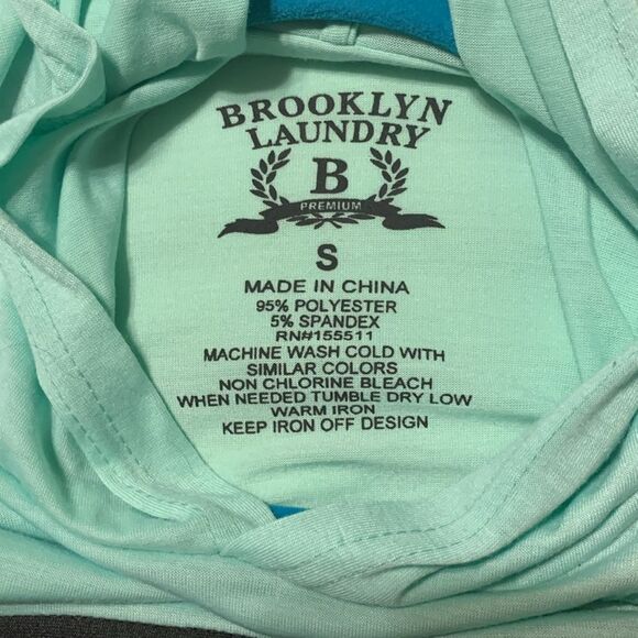 Mint Green Hoodie with 'Savage' Print - Picture 6 of 9